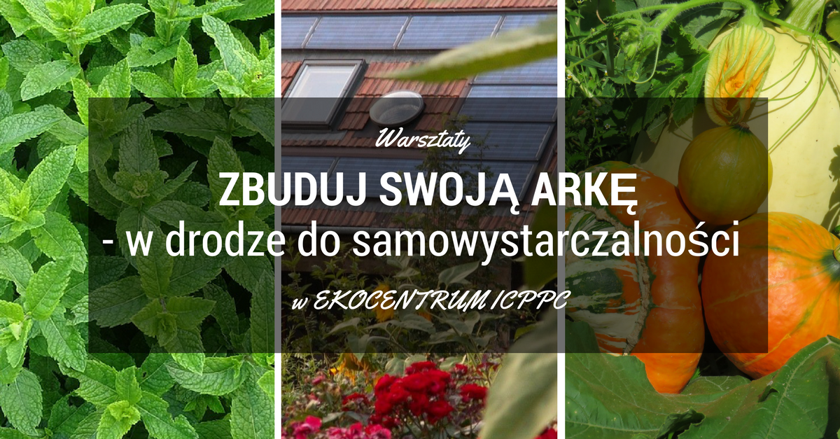 ZBUDUJ SWOJĄ ARKĘ – w drodze do samowystarczalności TERMIN: 2-3 czerwca 2018 (sobota/niedziela) Warsztaty/terminy